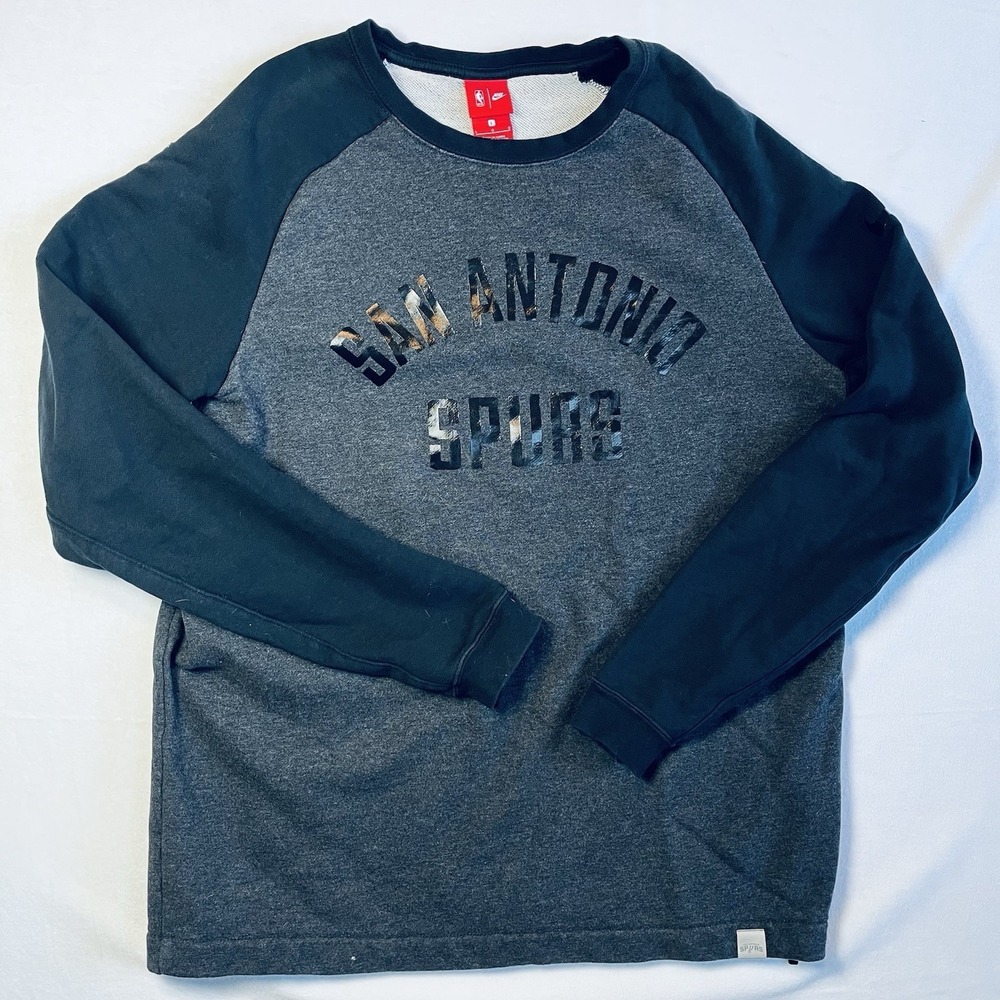 Golden State Warriors Nike crewneck sweatshirt men sz Large Gray/black‎